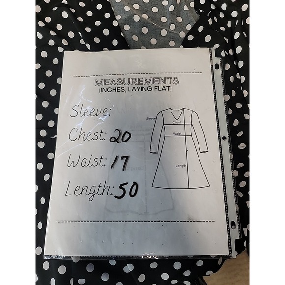 Vintage Studio 1940 Women's‎ L Polka Dot Maxi Dress Retro 50's Office Preppy Y2K - Picture 7 of 9